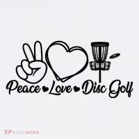 Disc Golfing Peace Love Disc Golf Women's Hoodie thumb 2