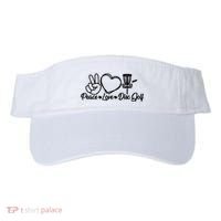 Disc Golfing Peace Love Disc Golf Visor thumb 0