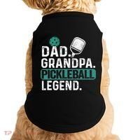 Dad Grandpa Pickleball Legend Player Funny Pickle Ball Funny Gift Doggie Tank thumb 0