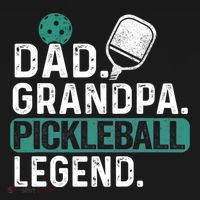 Dad Grandpa Pickleball Legend Player Funny Pickle Ball Funny Gift Bucket Hat thumb 4