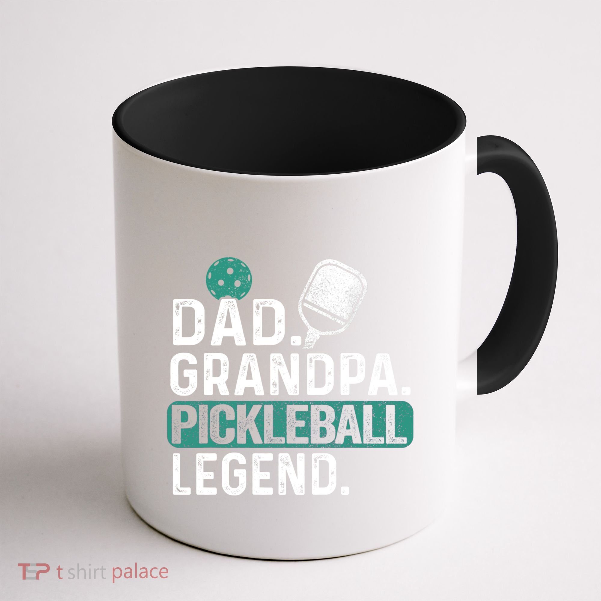 Dad Grandpa Pickleball Legend Player Funny Pickle Ball Funny Gift Coffee Mug