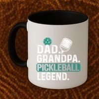 Dad Grandpa Pickleball Legend Player Funny Pickle Ball Funny Gift Coffee Mug thumb 2