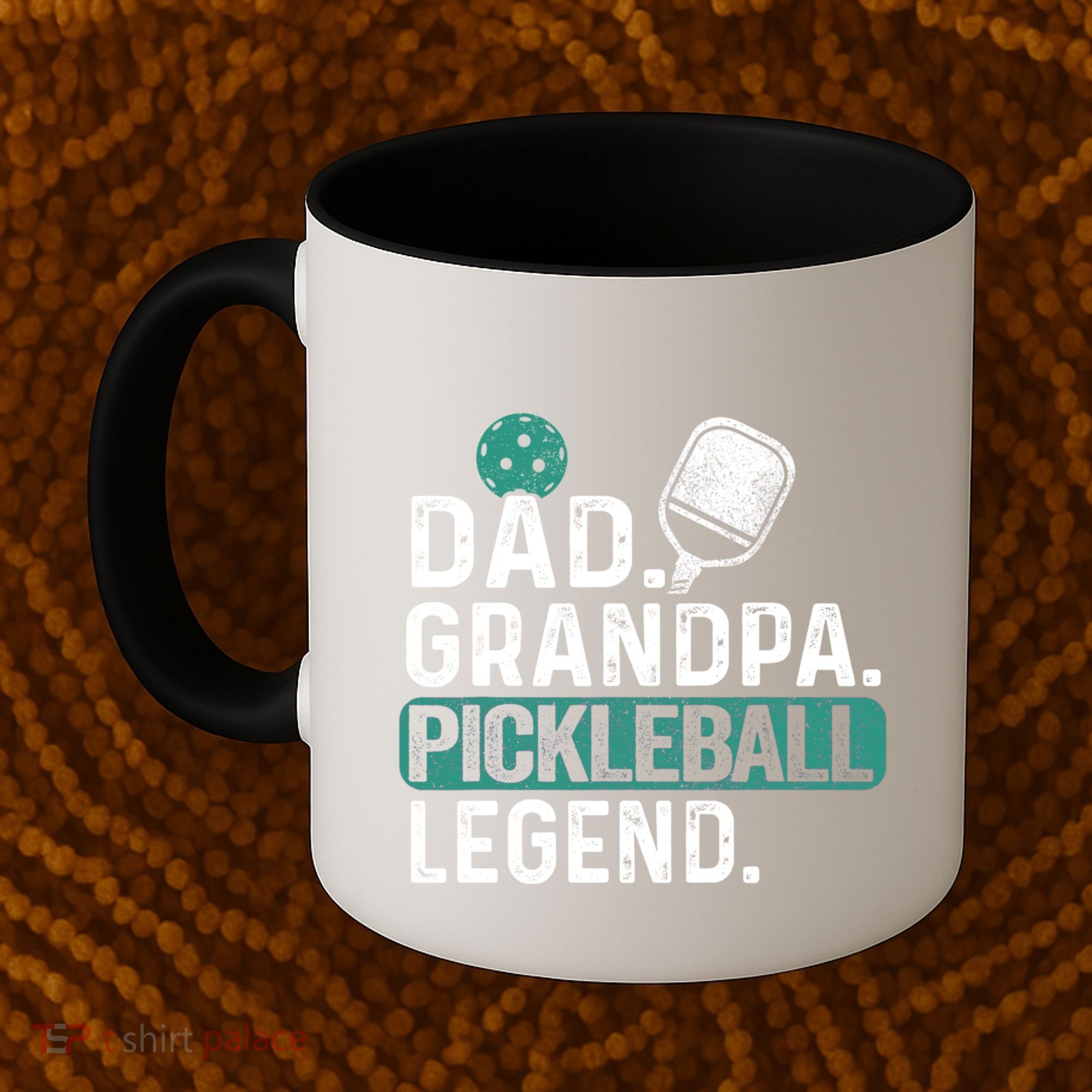 Dad Grandpa Pickleball Legend Player Funny Pickle Ball Funny Gift Coffee Mug