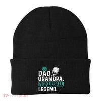 Dad Grandpa Pickleball Legend Player Funny Pickle Ball Funny Gift Beanie thumb 0