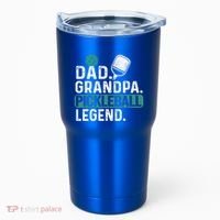 Dad Grandpa Pickleball Legend Player Funny Pickle Ball Funny Gift Tumbler thumb 0