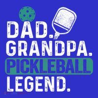 Dad Grandpa Pickleball Legend Player Funny Pickle Ball Funny Gift Mousepad thumb 1