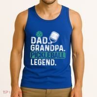 Dad Grandpa Pickleball Legend Player Funny Pickle Ball Funny Gift Tank Top thumb 3