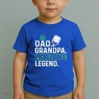 Dad Grandpa Pickleball Legend Player Funny Pickle Ball Funny Gift Toddler T-Shirt thumb 2