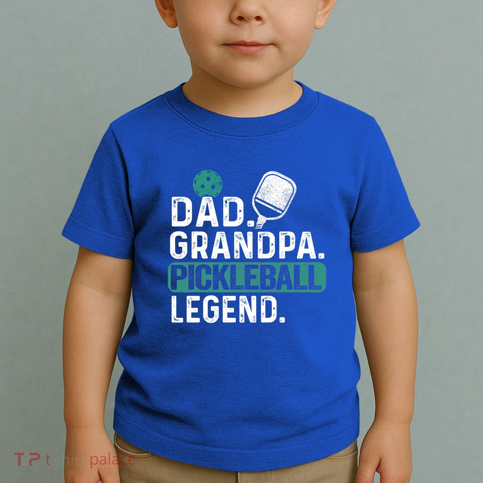 Dad Grandpa Pickleball Legend Player Funny Pickle Ball Funny Gift Toddler T-Shirt