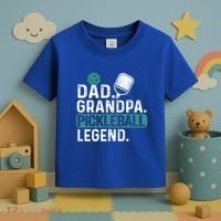 Dad Grandpa Pickleball Legend Player Funny Pickle Ball Funny Gift Toddler T-Shirt thumb 3