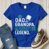 Dad Grandpa Pickleball Legend Player Funny Pickle Ball Funny Gift Women's T-Shirt thumb 3