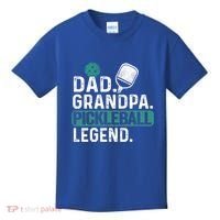 Dad Grandpa Pickleball Legend Player Funny Pickle Ball Funny Gift Kids T-Shirt thumb 0