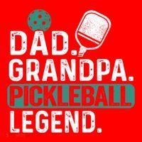 Dad Grandpa Pickleball Legend Player Funny Pickle Ball Funny Gift Santa Hat thumb 1