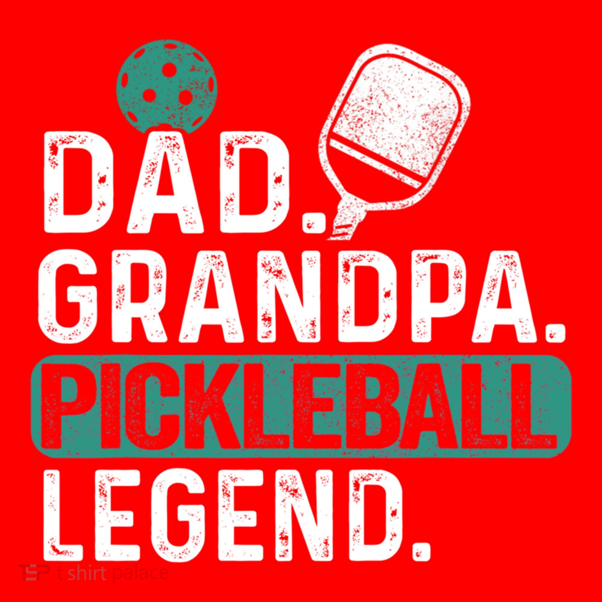 Dad Grandpa Pickleball Legend Player Funny Pickle Ball Funny Gift Santa Hat