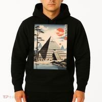 Drawing Giza Pyramid Japanes Style Hoodie thumb 2