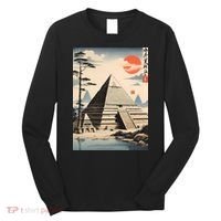 Drawing Giza Pyramid Japanes Style Long Sleeve Shirt thumb 0