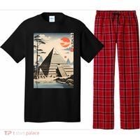 Drawing Giza Pyramid Japanes Style Pajama Set thumb 0