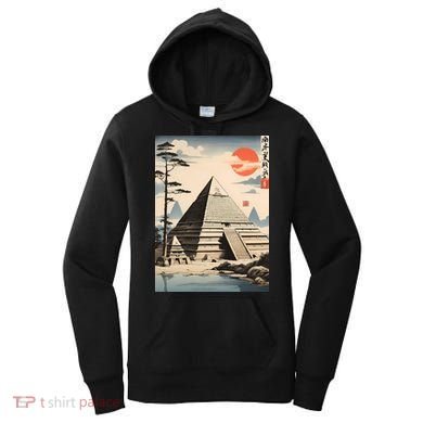 Drawing Giza Pyramid Japanes Style Women's Hoodie