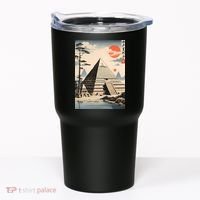 Drawing Giza Pyramid Japanes Style Tumbler thumb 0