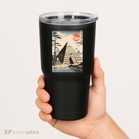 Drawing Giza Pyramid Japanes Style Tumbler thumb 2