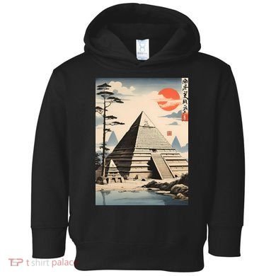Drawing Giza Pyramid Japanes Style Toddler Hoodie