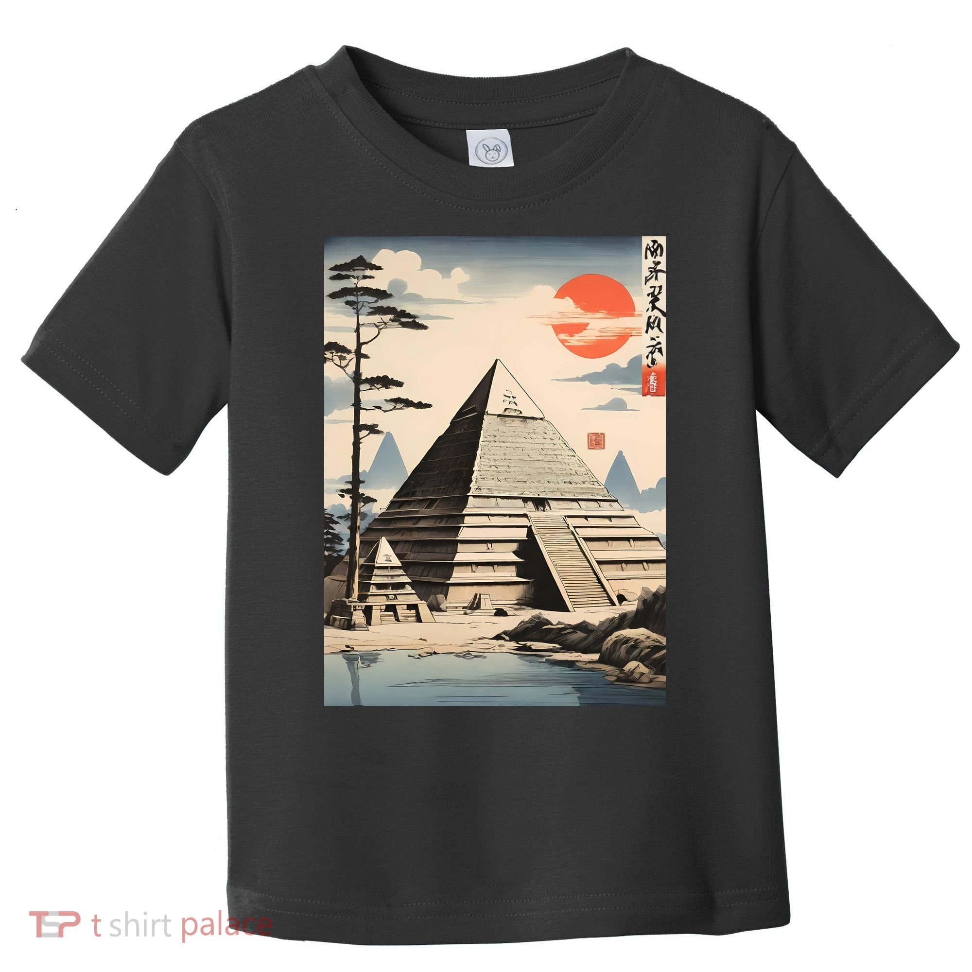 Drawing Giza Pyramid Japanes Style Toddler T-Shirt
