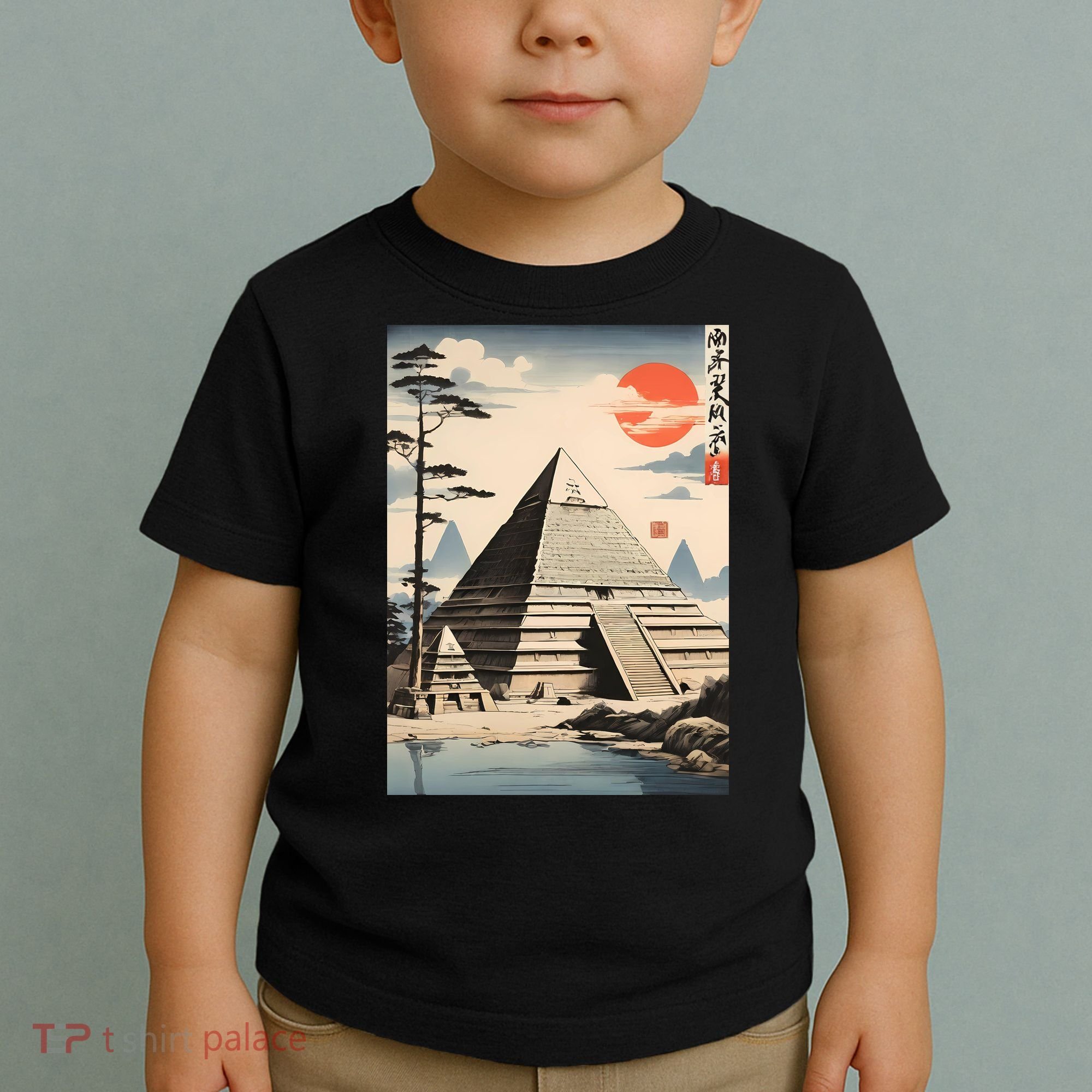 Drawing Giza Pyramid Japanes Style Toddler T-Shirt