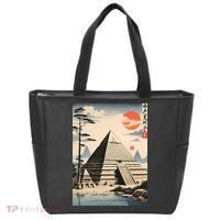 Drawing Giza Pyramid Japanes Style Tote Bag thumb 0