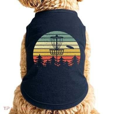 Disc Golf Retro Vintage Frisbee Design Doggie Tank