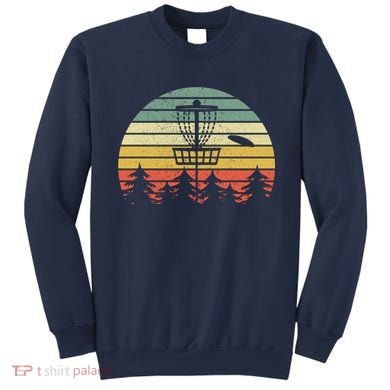 Disc Golf Retro Vintage Frisbee Design Sweatshirt