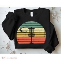 Disc Golf Retro Frisbee Golf Disc Sport Gift Sweatshirt thumb 2