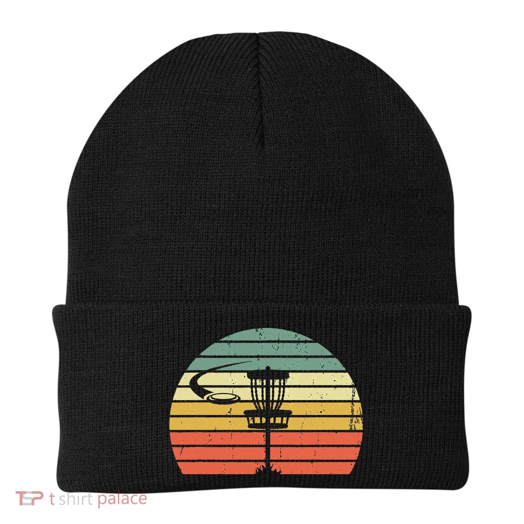 Disc Golf Retro Frisbee Golf Disc Sport Gift Beanie