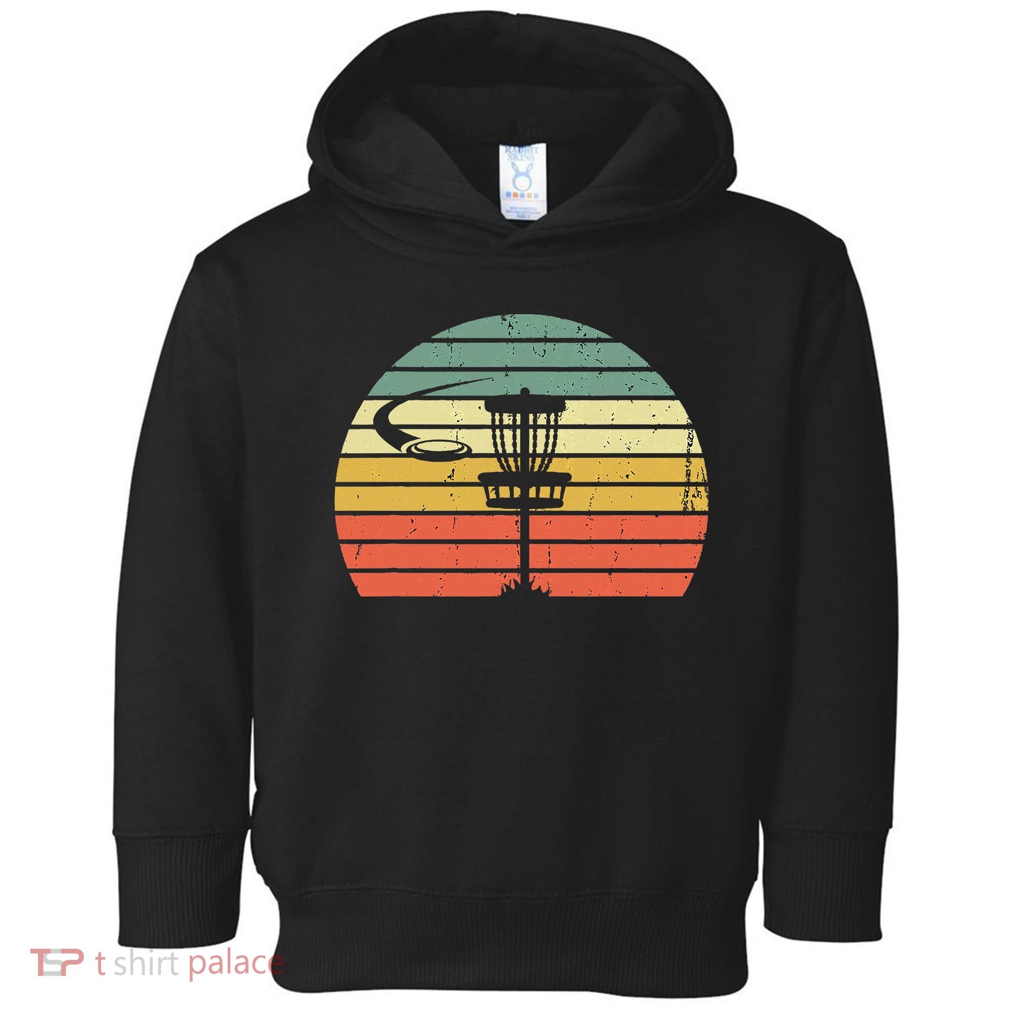 Disc Golf Retro Frisbee Golf Disc Sport Gift Toddler Hoodie