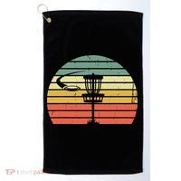 Disc Golf Retro Frisbee Golf Disc Sport Gift Golf Towel thumb 0