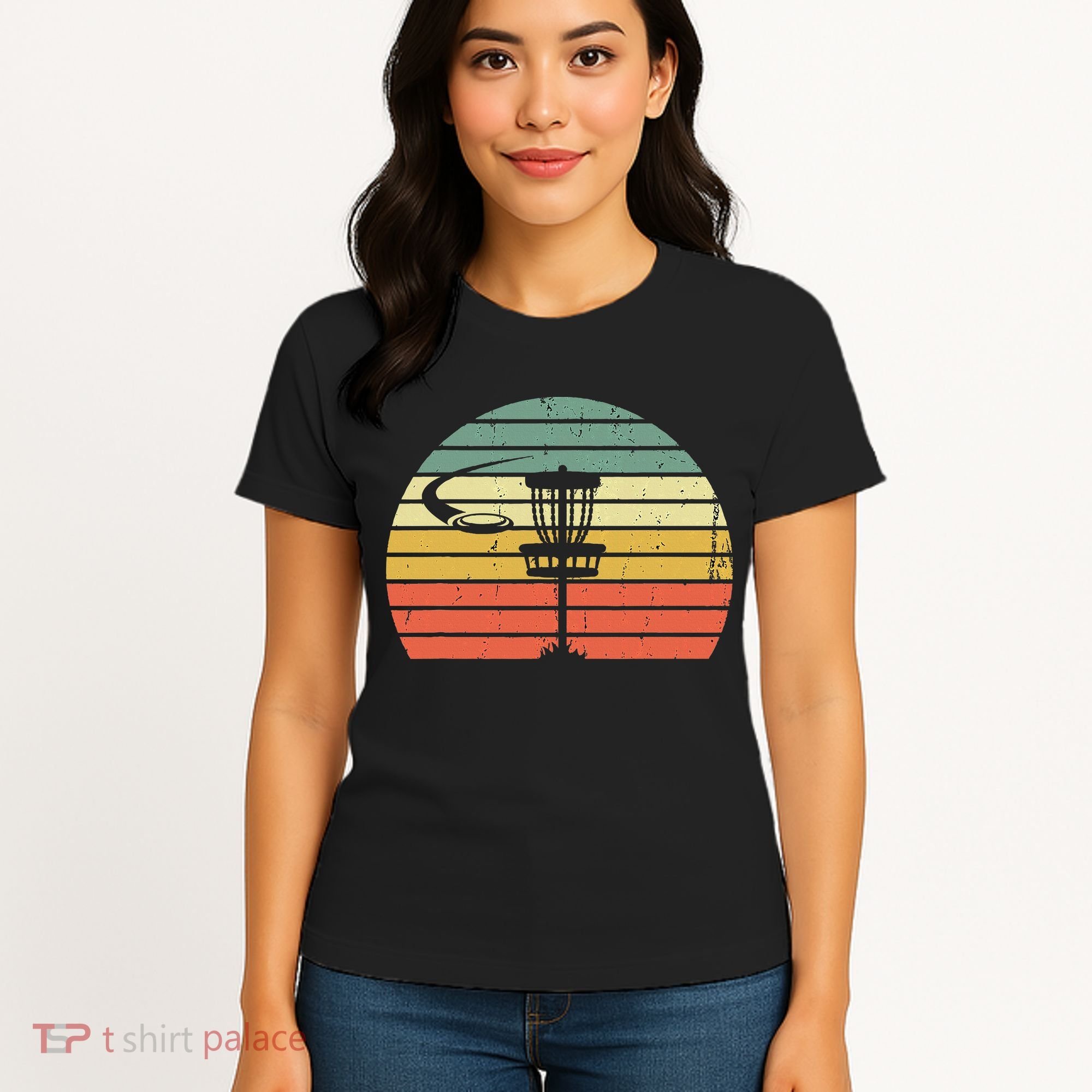 Disc Golf Retro Frisbee Golf Disc Sport Gift Women's T-Shirt