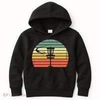 Disc Golf Retro Frisbee Golf Disc Sport Gift Kids Hoodie thumb 0