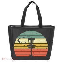 Disc Golf Retro Frisbee Golf Disc Sport Gift Tote Bag thumb 0