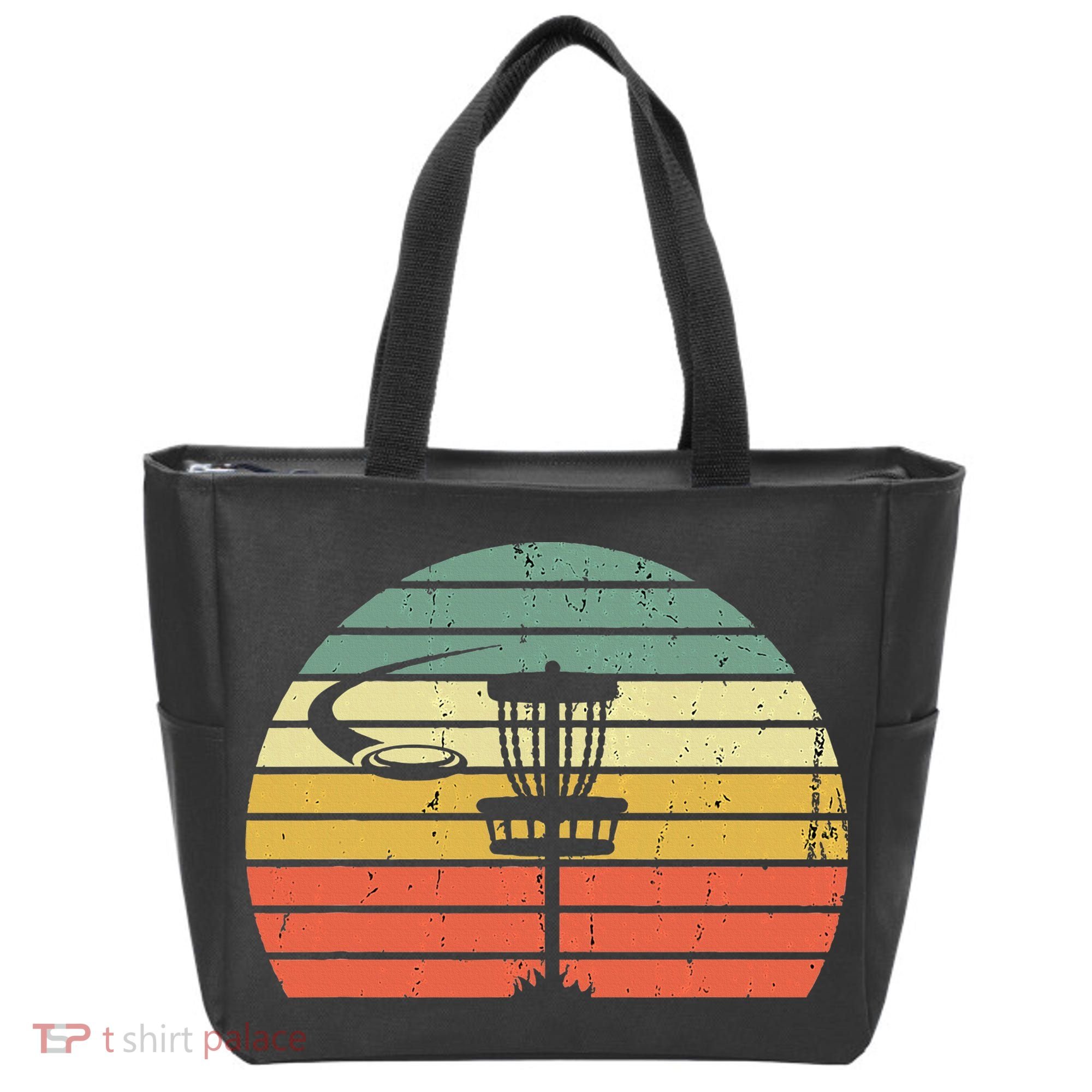 Disc Golf Retro Frisbee Golf Disc Sport Gift Tote Bag