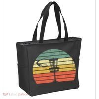 Disc Golf Retro Frisbee Golf Disc Sport Gift Tote Bag thumb 2