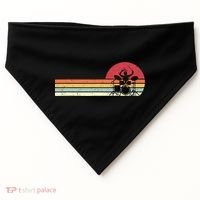 Drummer Gift Retro Style Drum Player Funny Gift USA-Made Doggie Bandana thumb 0