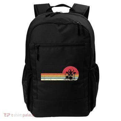 Drummer Gift Retro Style Drum Player Funny Gift Backpack