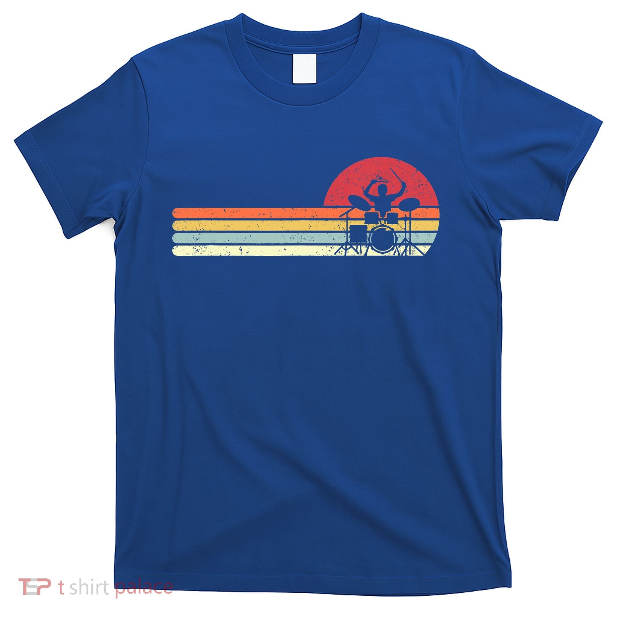 Drummer Gift Retro Style Drum Player Funny Gift T-Shirt