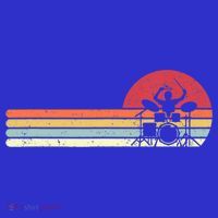 Drummer Gift Retro Style Drum Player Funny Gift Mousepad thumb 1