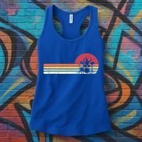 Drummer Gift Retro Style Drum Player Funny Gift Women's Tank Top thumb 3
