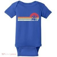 Drummer Gift Retro Style Drum Player Funny Gift Baby Bodysuit thumb 0