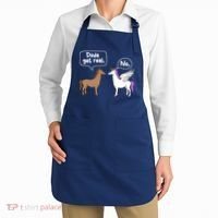 Dude Get Real Mythical Animal Rainbow Unicorn Magical Apron thumb 2