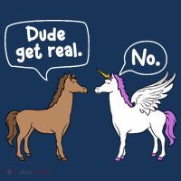 Dude Get Real Mythical Animal Rainbow Unicorn Magical Women's Tank Top thumb 5