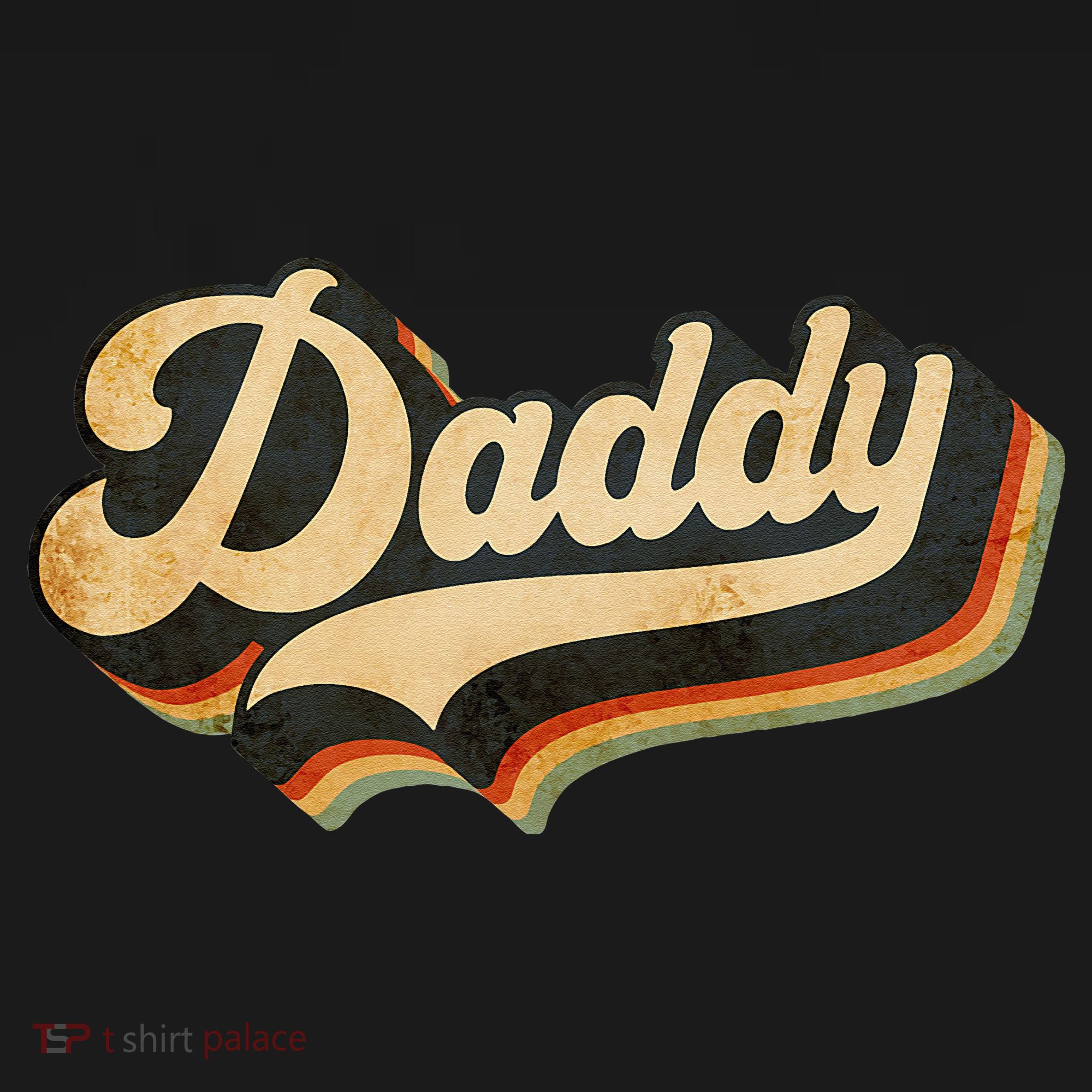 Daddy Gifts Retro Vintage Father's Day Daddy T-Shirt