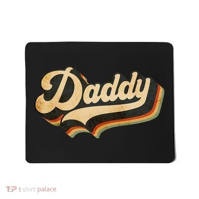 Daddy Gifts Retro Vintage Father's Day Daddy Mousepad