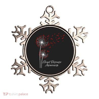 Dandelion Go Red Ribbon Heart Disease Awareness Month Ornament